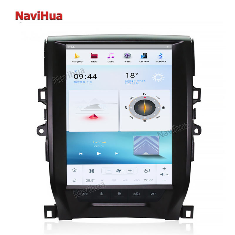 Tesla Style Vertical Touch Screen Car Multimedia Dvd Player for Toyota Mark x 