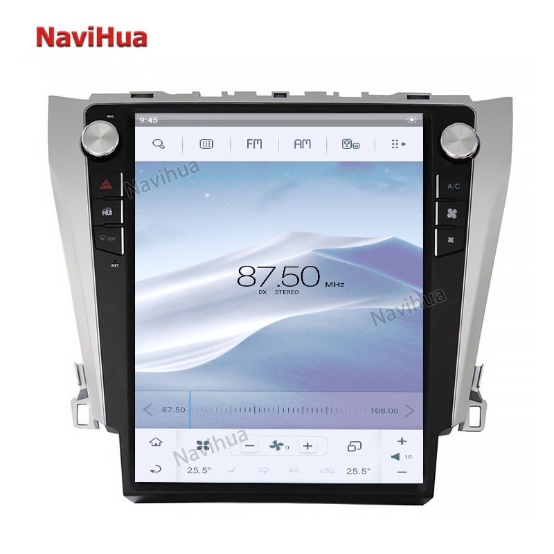 Tesla Screen Android GPS Navigation Car DVD Player Stereo Radio for Toyota Camry