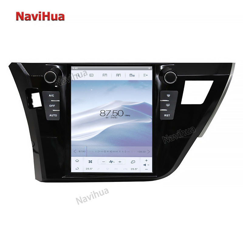 Tesla Vertical screen car multimedia player built-in Carplay for Toyota Corolla 