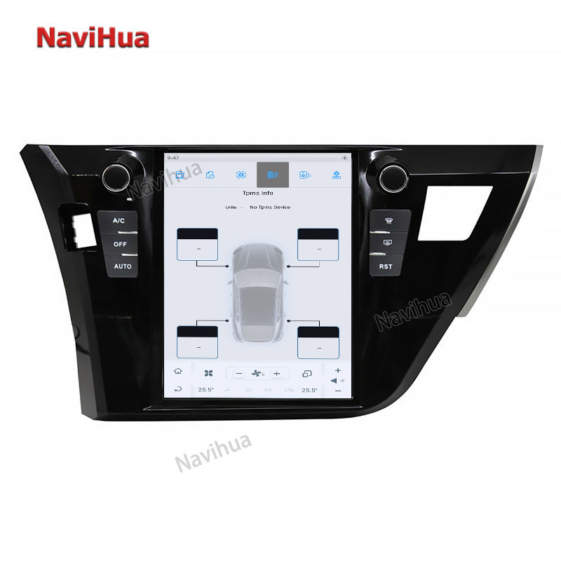 Tesla Vertical screen car multimedia player built-in Carplay for Toyota Corolla 