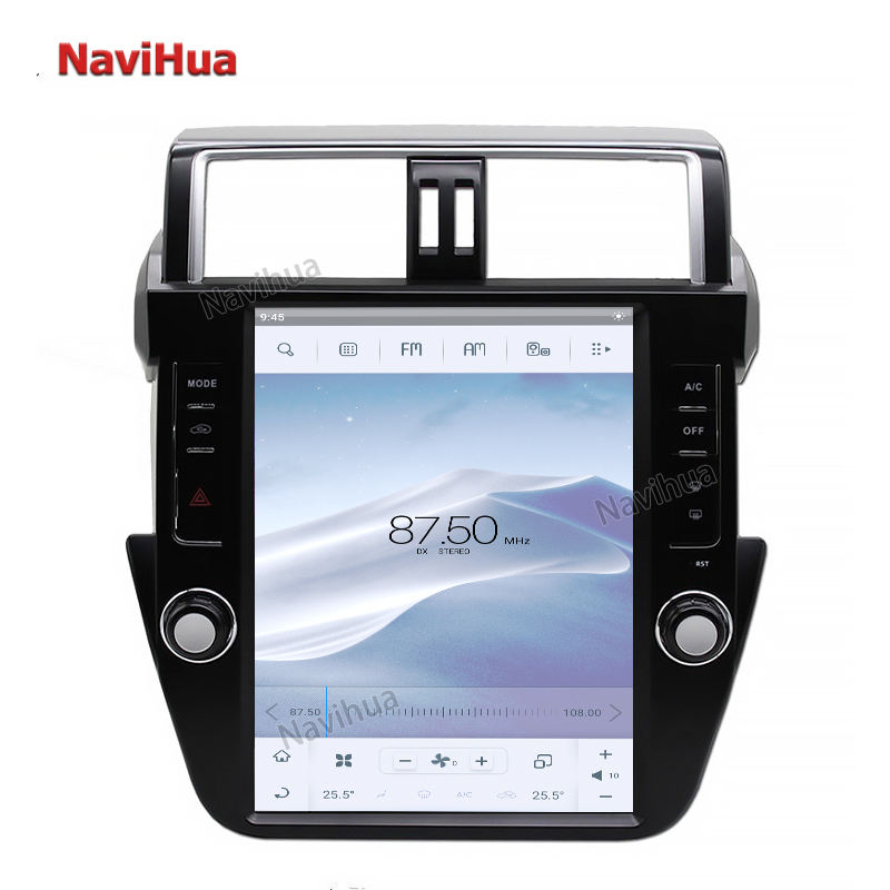 Android Vertical Screen Car Multimedia Player Built-in Carplay for Toyota Prado