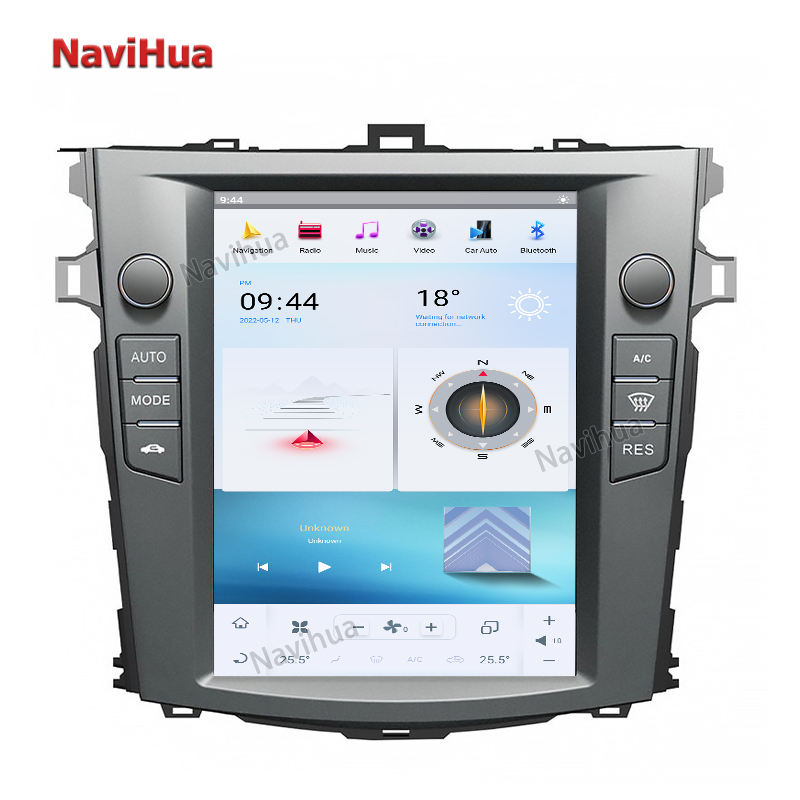 Tesla Style 10.4 Inch Vertical Screen Toyota for Corolla 2006-2013 DVD Player 