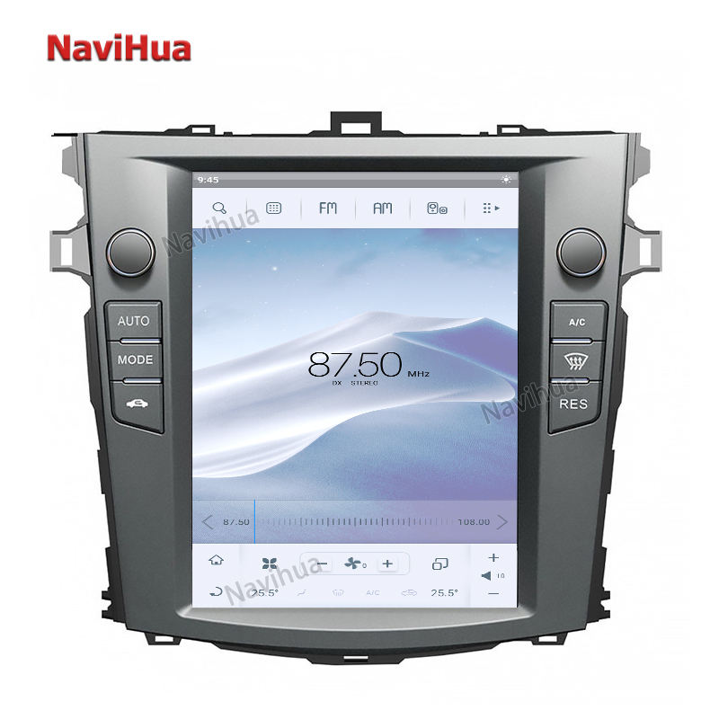 Tesla Style 10.4 Inch Vertical Screen Toyota for Corolla 2006-2013 DVD Player 