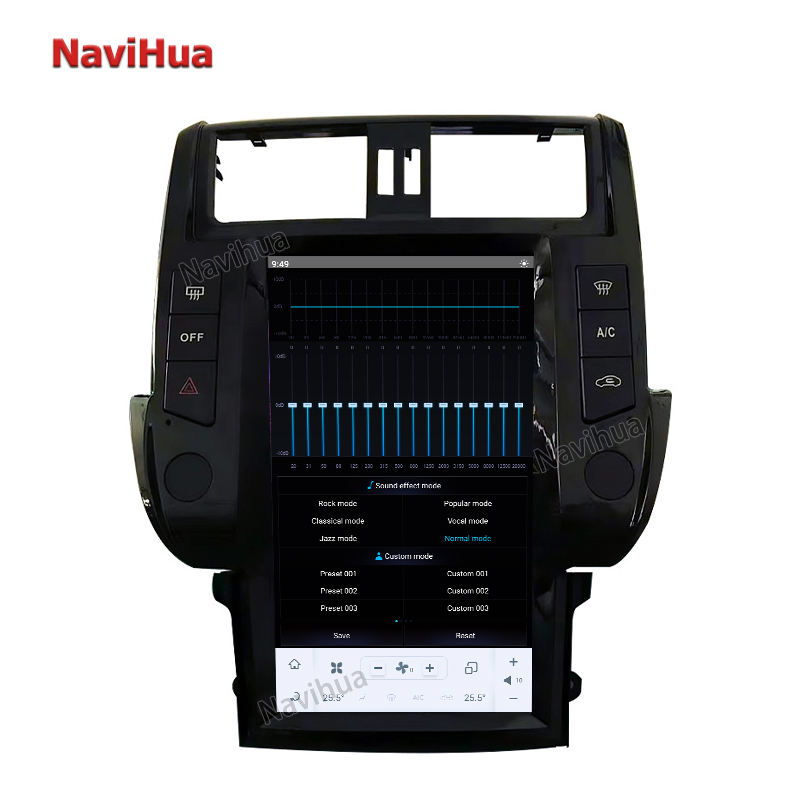 Vertical Screen For Toyota Prado 2010-2013 Tesla style Navigation GPS Autoradio 
