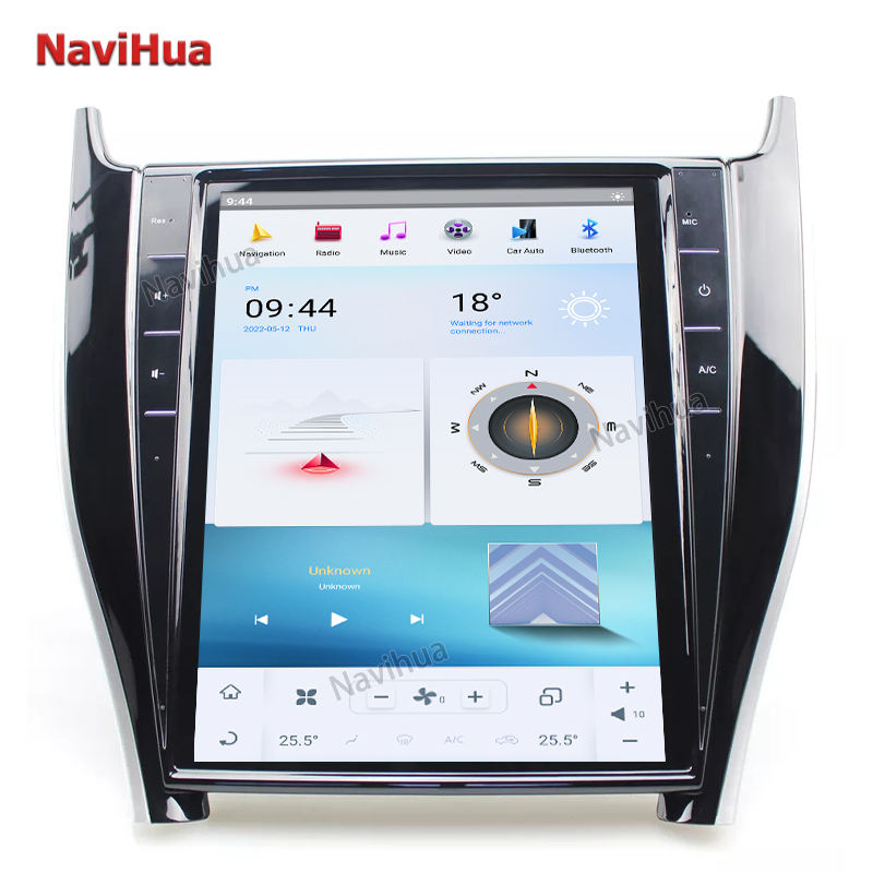 Tesla Style Vertical Screen Android Car Dvd Multimedia Player For Toyota harrier