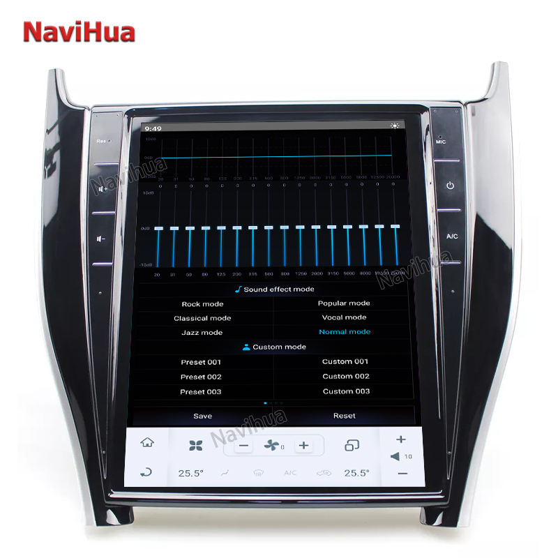 Tesla Style Vertical Screen Android Car Dvd Multimedia Player For Toyota harrier