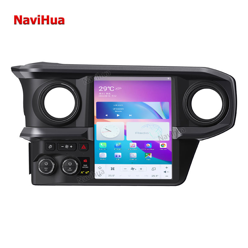 Tesla Style Vertical Screen Android Car Radio For Toyota Tacoma 16 17+GPS Stereo