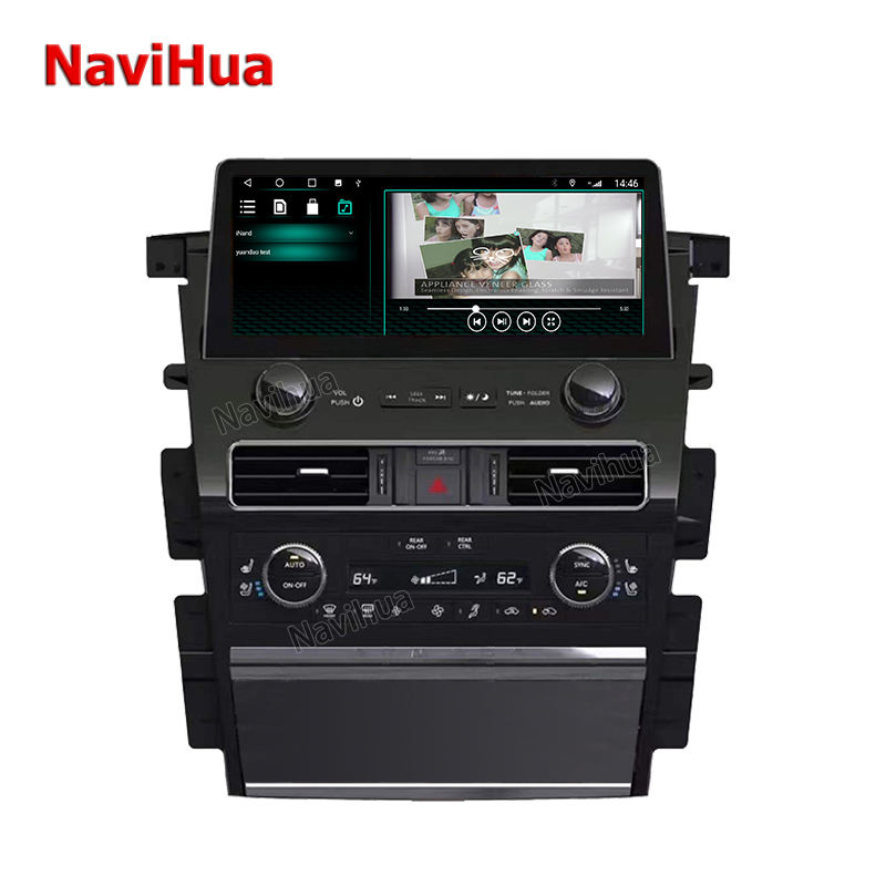 Android Tesla GPS Navigation Touch Screen Car DVD Player For Infiniti QX80 Niss