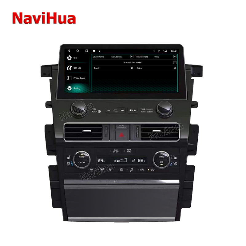 Android Tesla GPS Navigation Touch Screen Car DVD Player For Infiniti QX80 Niss