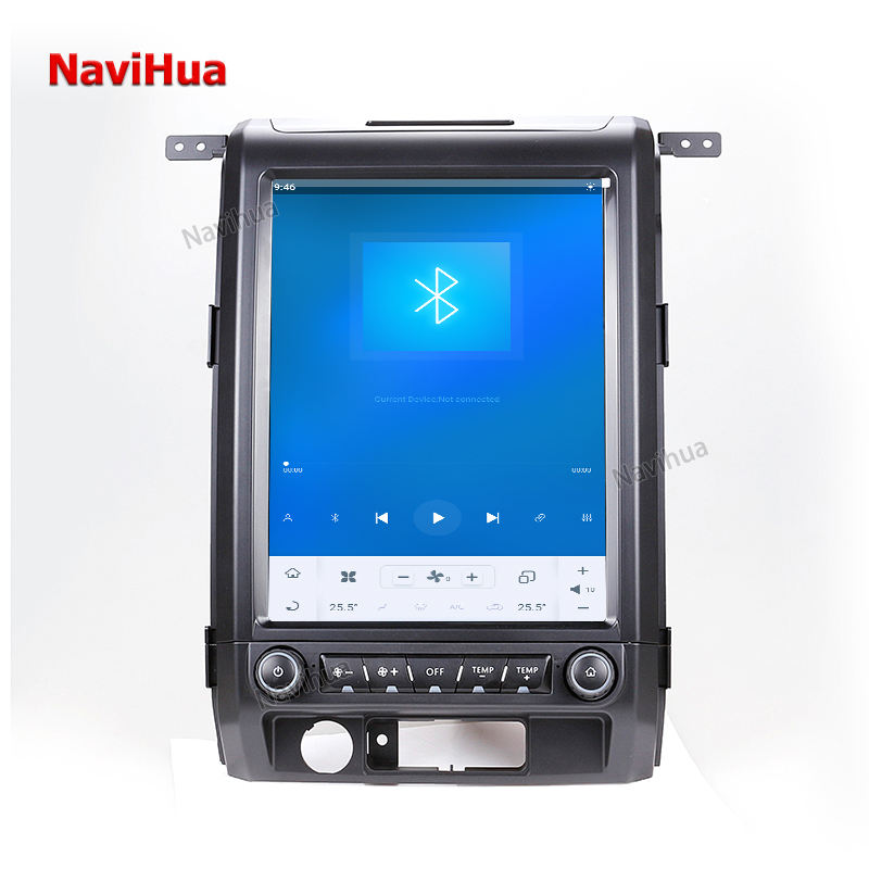 Vertical Screen Car DVD Player GPS Navigation Head Unit For Ford F150  Raptor