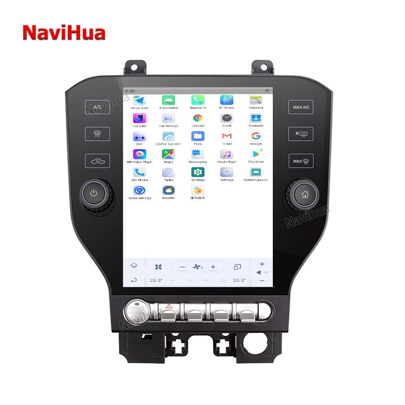 Android Auto Electronics for Tesla Style Touch Screen For Ford For Mustang     