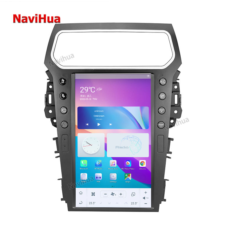 Vertical screen Android car video dvd player for Ford for Explorer 2011-2016 