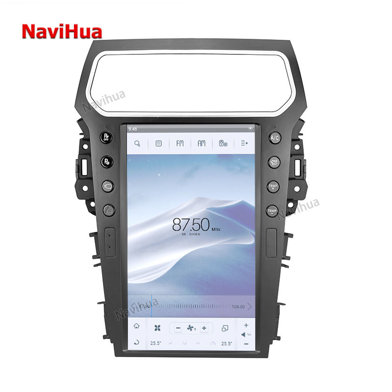 Vertical screen Android car video dvd player for Ford for Explorer 2011-2016 