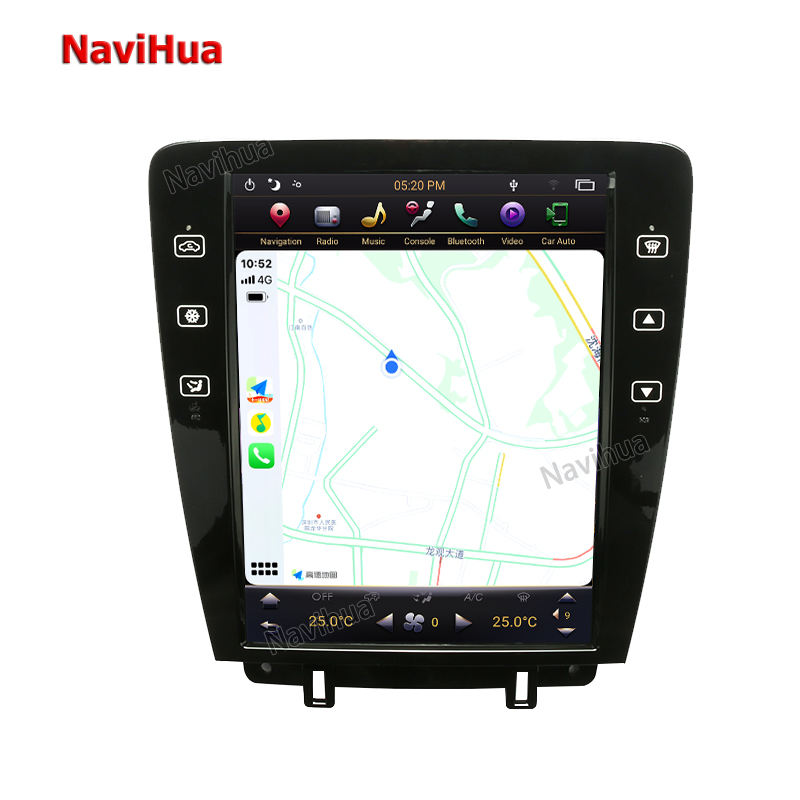 Car GPS Navigation For Ford Mustang 2010 2013 Tesla Style Radio Touch Screen    