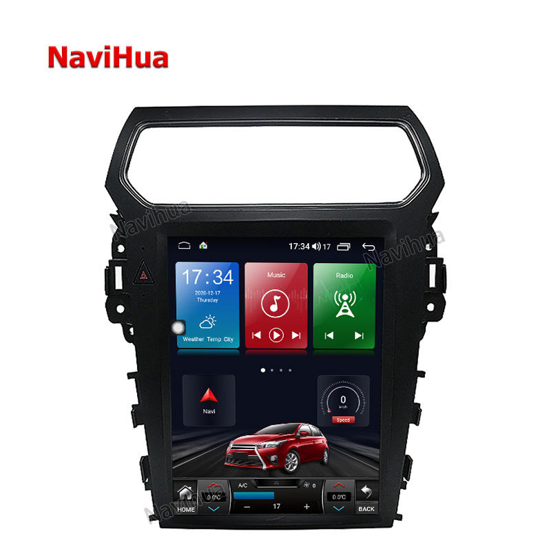 Touch Screen LCD Car Radio GPS Navigation For Ford Explorer 13 14 Tesla Screen 