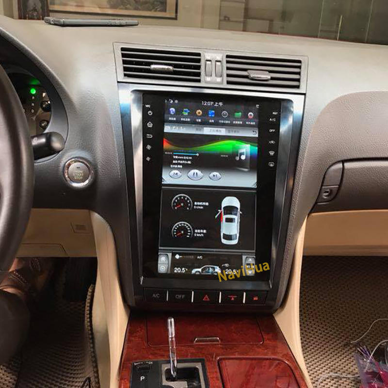 Vertical Screen Android Car Radio DVD GPS Navigation for Tesla Style Lexus gs300