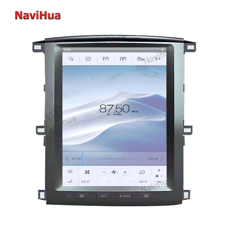 Tesla Style Vertical Screen Car Player Gps Navigation for Toyota Land Cruiser Lc