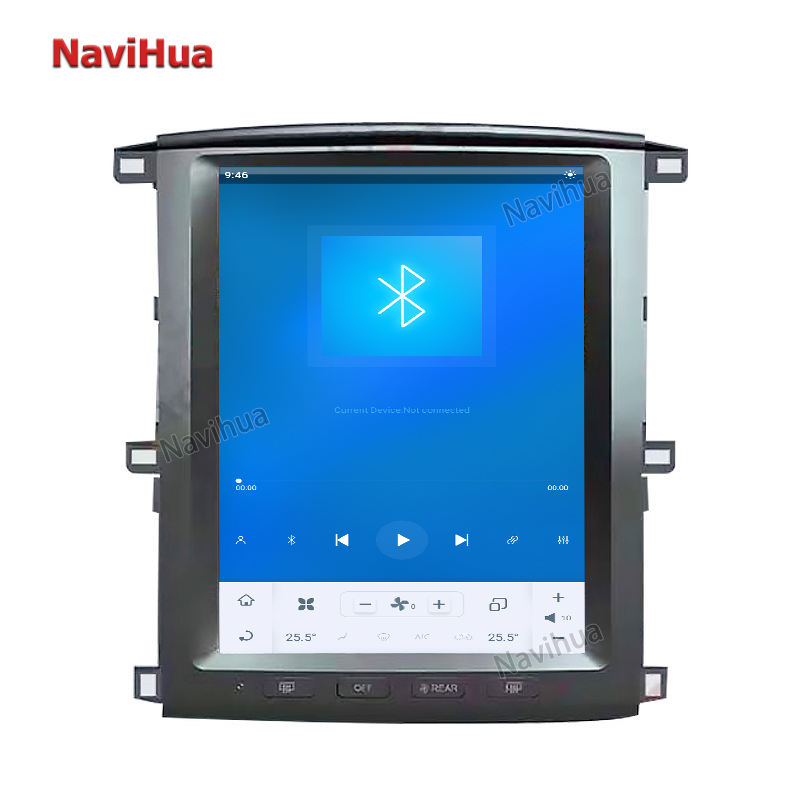 Tesla Style Vertical Screen Car Player Gps Navigation for Toyota Land Cruiser Lc