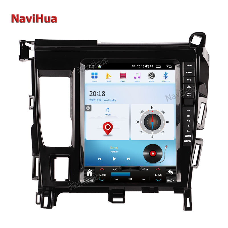 Android Vertical Screen GPS Navigation Car Video DVD Player Radio for Lexus CT20