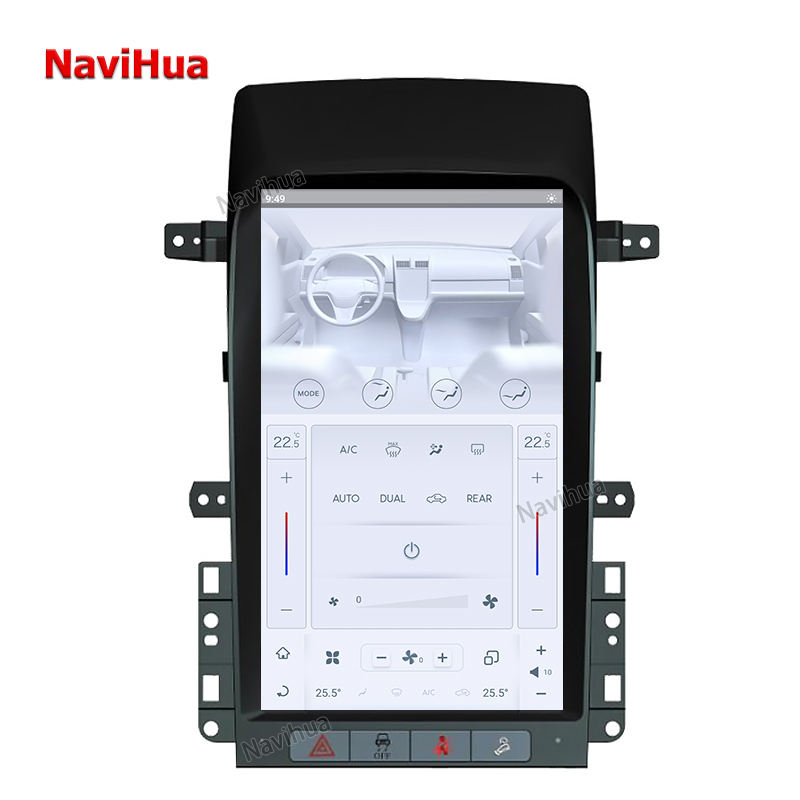 Vertical Screen GPS navigation Car DVD Player Tesla style for Chevro Captiva