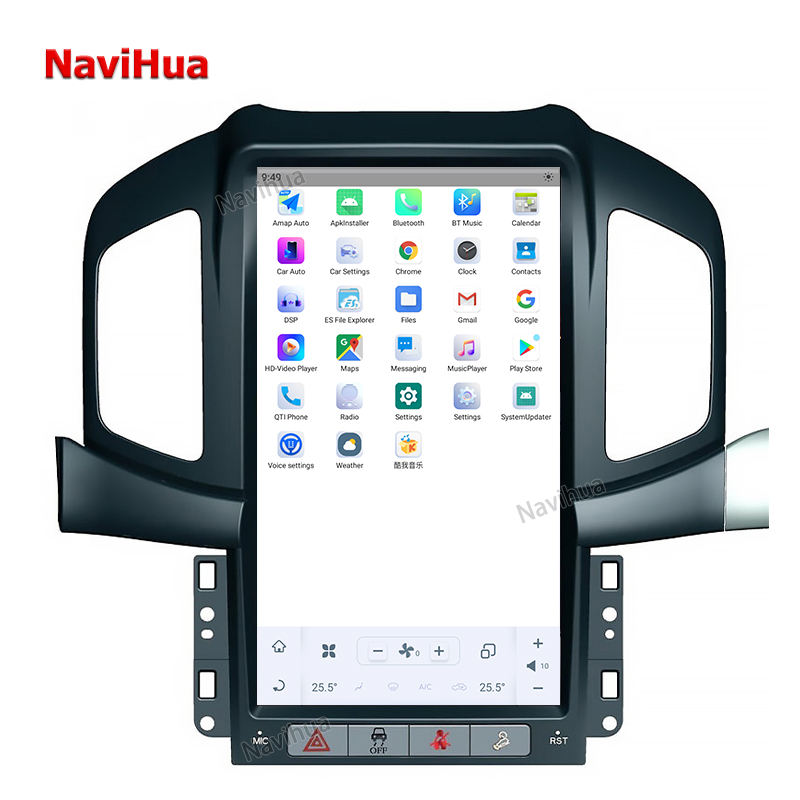 Tesla style Vertical Screen Android GPS navigation Car DVD player for Chevrolet 