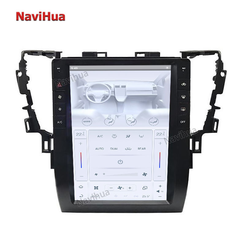 Tesla Style Vertical Large Screen GPS Navigation CarDVD Player For ToyotaAlphard