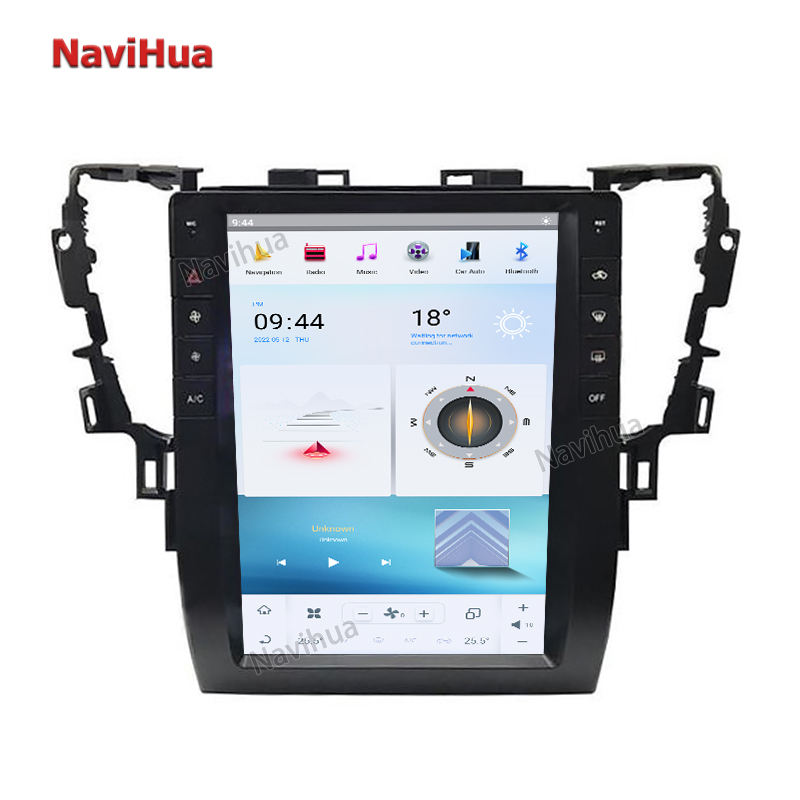 Vertical Touch Screen Tesla Style Android GPS Navigation For Toyota Alphard 30  