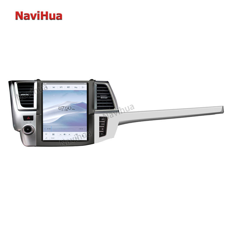 Tesla Style Vertical Screen GPS Navigation Car DVD Player For Toyota Highlander 