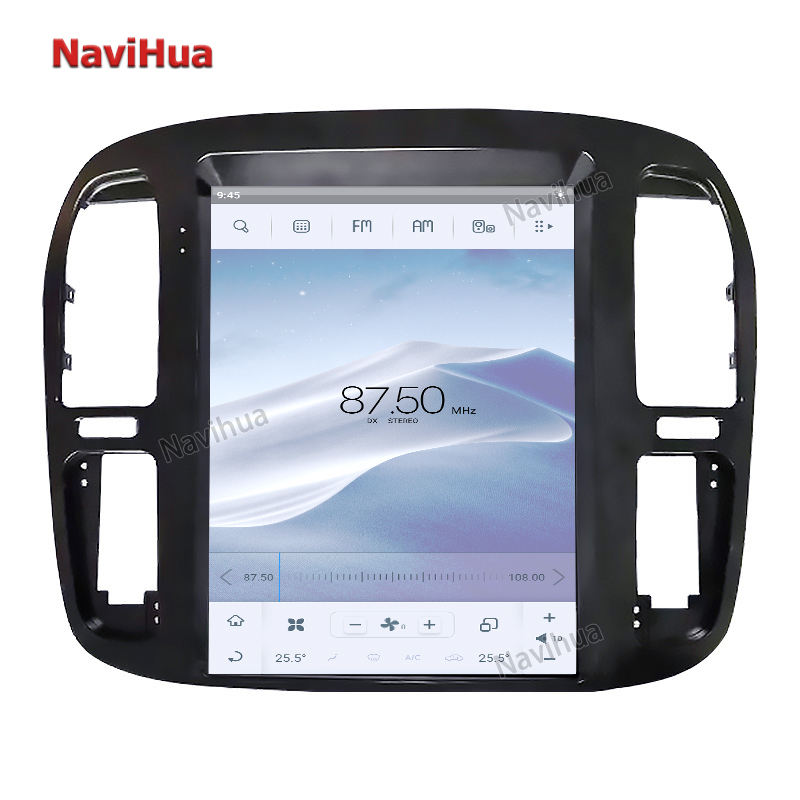 Tesla Style Vertical Large Screen GPS Navigation For Toyota Land Cruiser 99-02