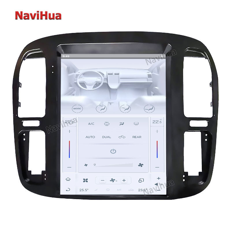 Tesla Style Vertical Large Screen GPS Navigation For Toyota Land Cruiser 99-02