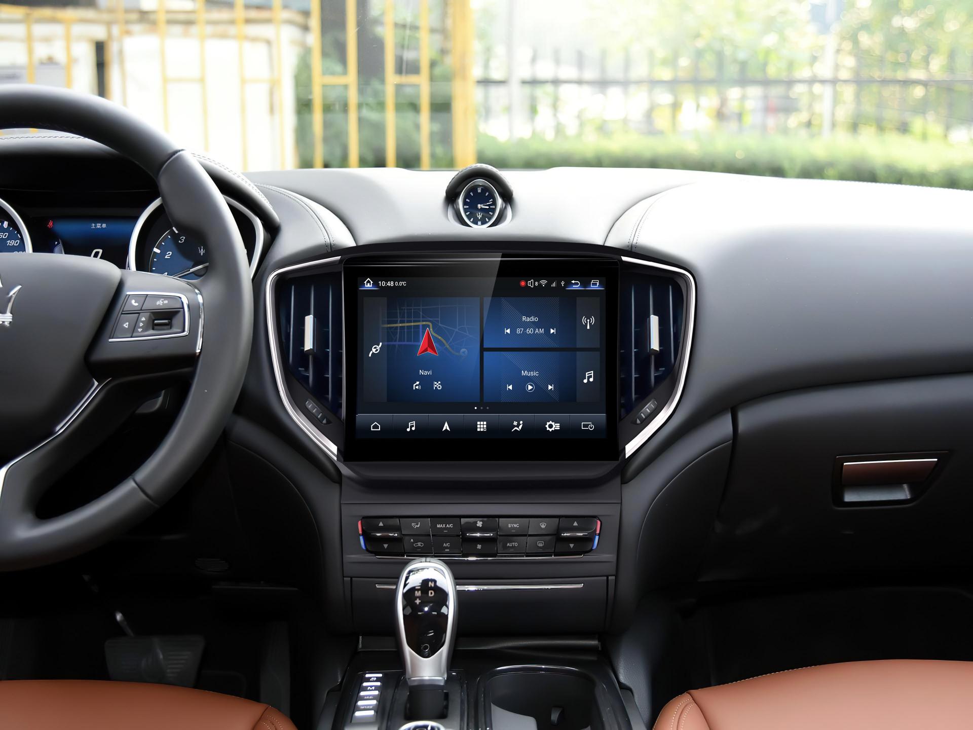 Android Car Video For Maserati Ghibli 17-20 Stereo GPS Navigation Car DVD Player