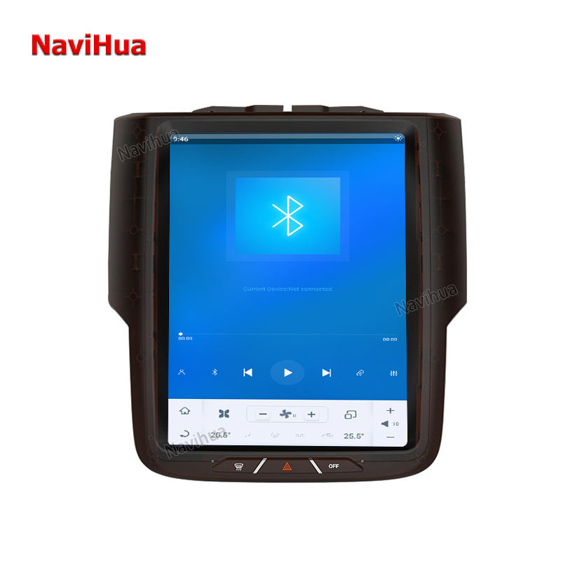 Car Head Unit GPS Navigation Android Screen Car Radio for Tesla Style Dodge