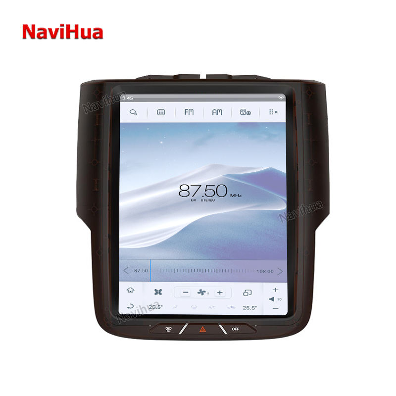 Vertical Screen Android 11.0 Car DVD Player For Dodge RAM 1500 2015 2018