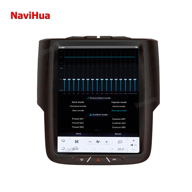 Car radio For Dodge Ram gps navigation with Tesla style Vertical Screen