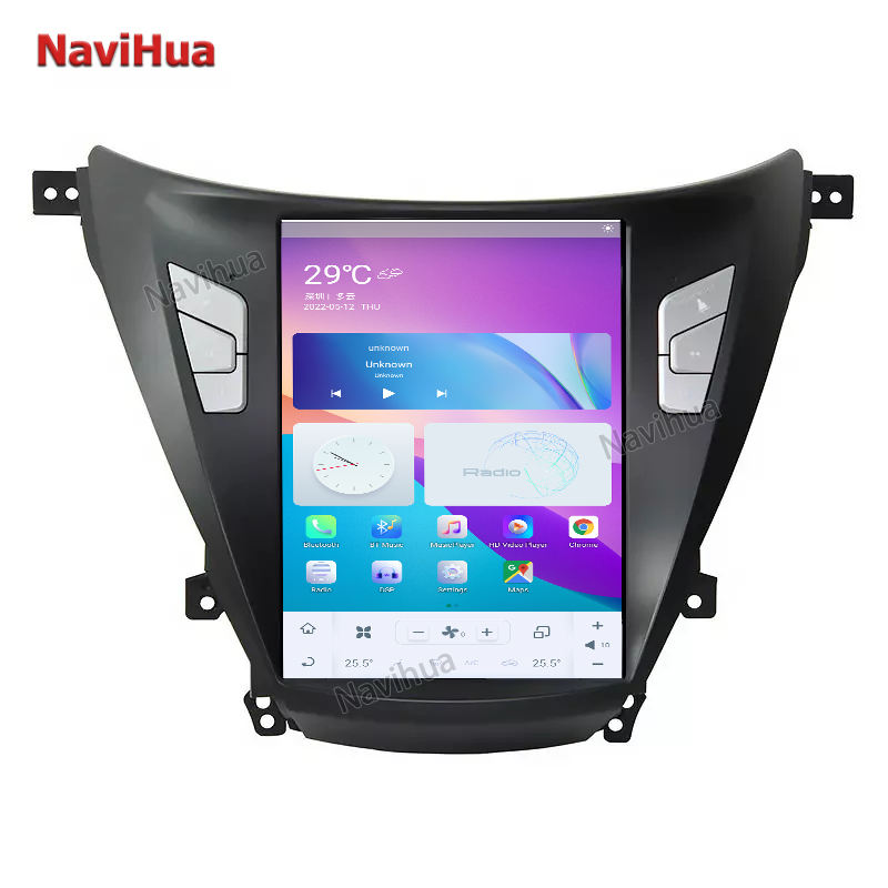 Vertical Screen Car Stereo DVD Player GPS Navigation for Tesla Style Hyundai 