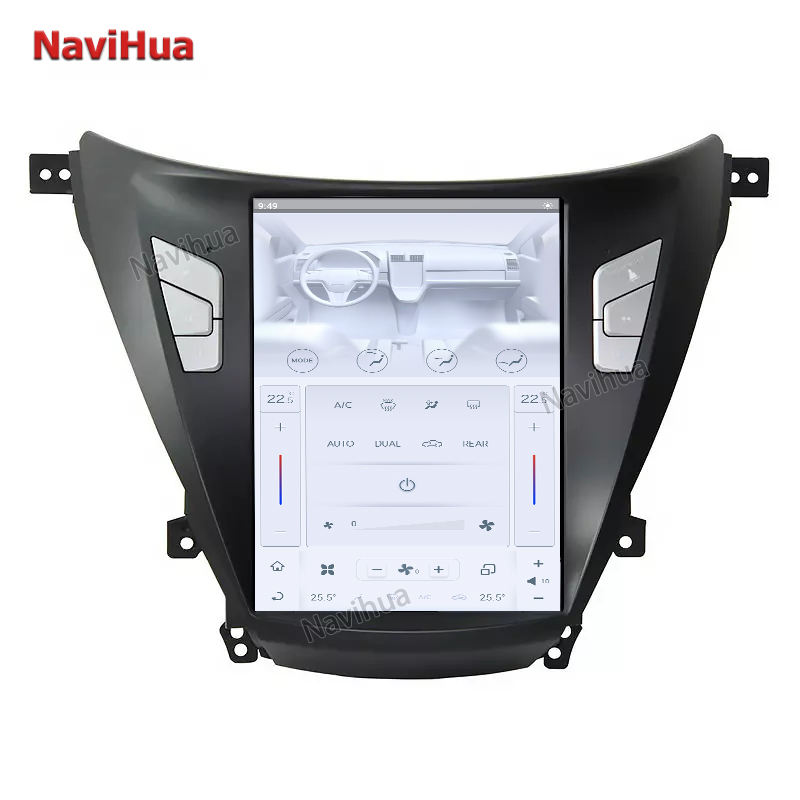 Vertical Screen Car Stereo DVD Player GPS Navigation for Tesla Style Hyundai 