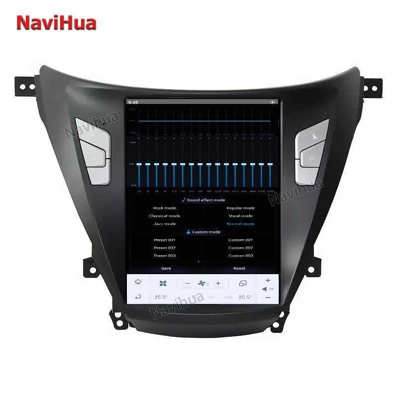 Vertical Screen Car Stereo DVD Player GPS Navigation for Tesla Style Hyundai 