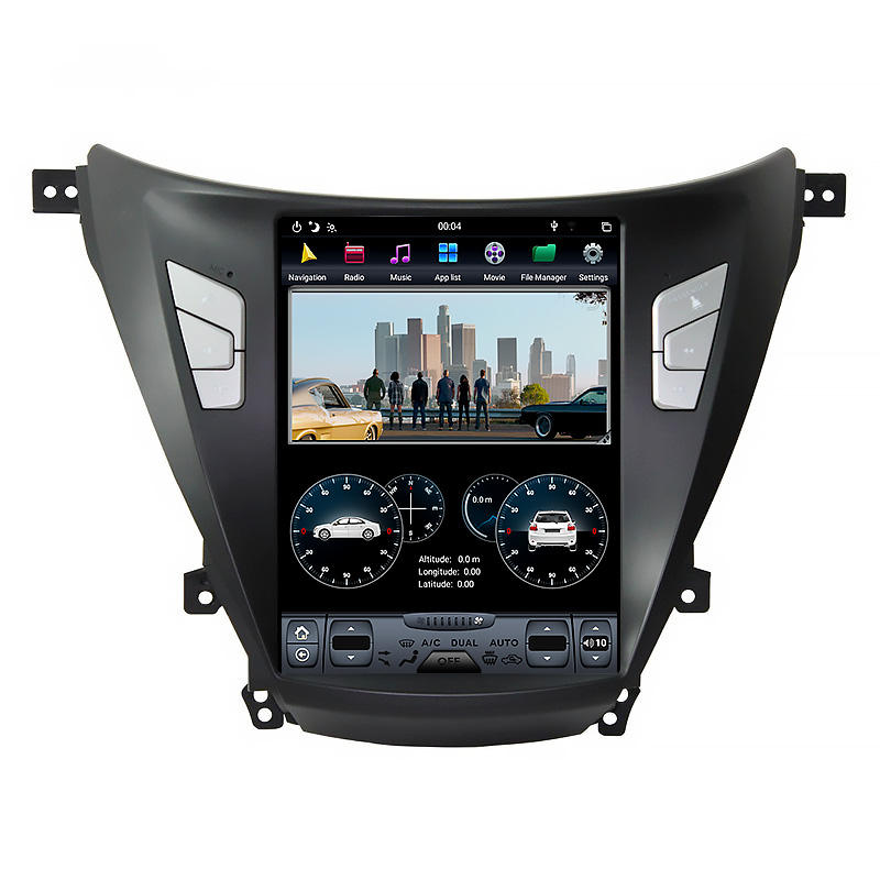 Vertical Screen Car Stereo DVD Player GPS Navigation for Tesla Style Hyundai 