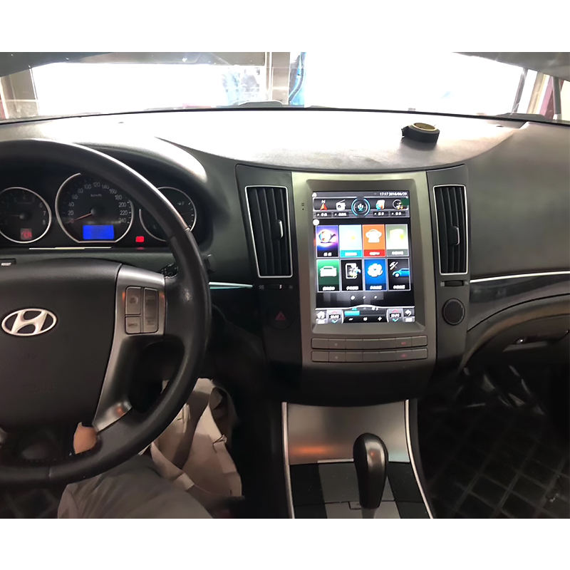 Vertical Screen Car DVD Player Multimedia System for Tesla Style For Hyundai 