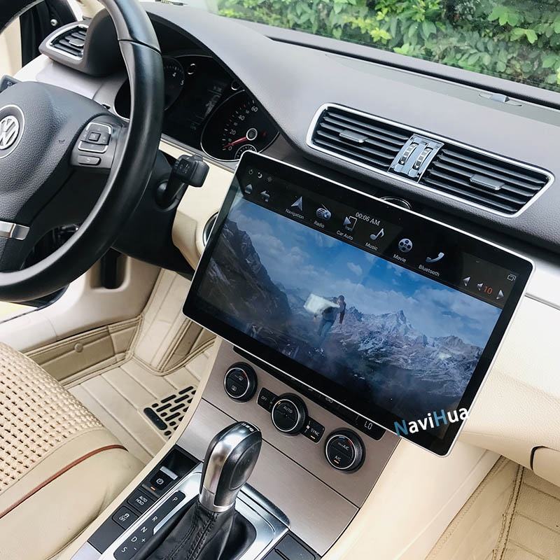Tesla Style Android Touch Screen For Universal Car retractable 2 din