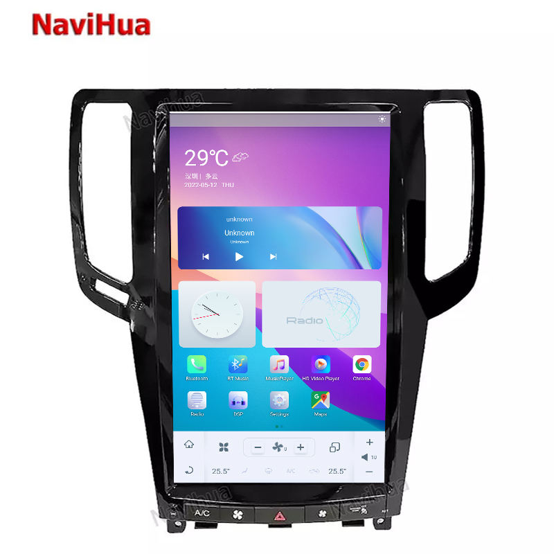 Hotselling Tesla Style Vertical Screen Android Car DVD Player For Infiniti G37 