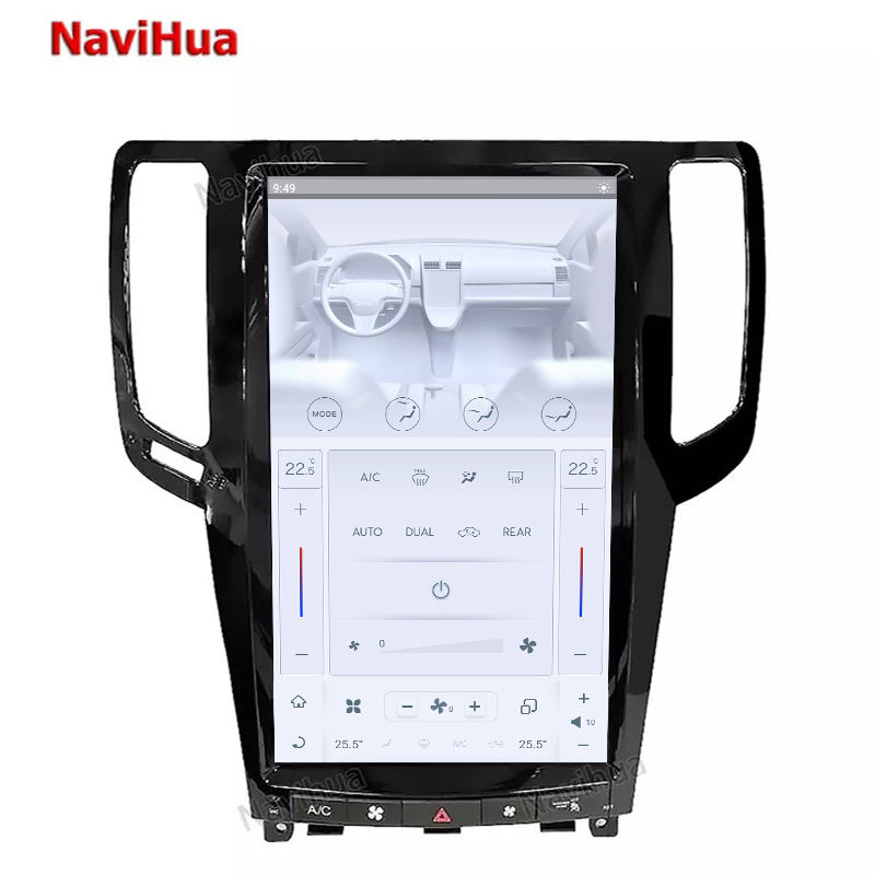 Hotselling Tesla Style Vertical Screen Android Car DVD Player For Infiniti G37 