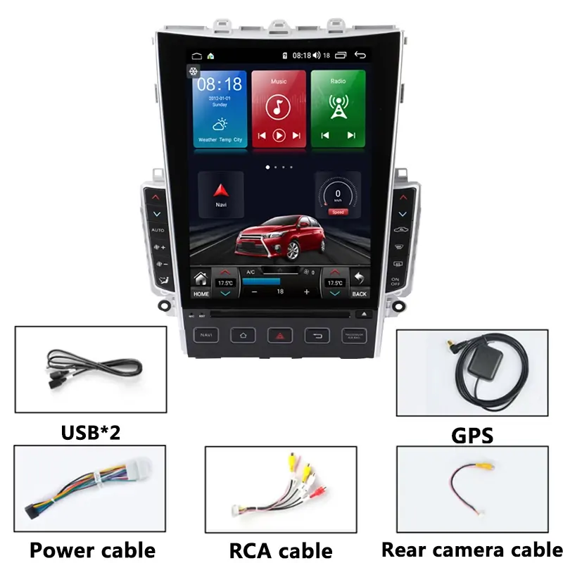 Car GPS Navigation Touch Screen Multimedia Android For Infiniti Q50 Q50L