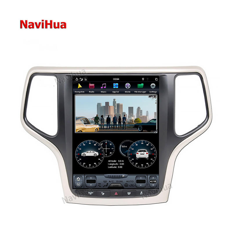 Vertical Screen Navigation GPS Head unit  for Tesla style Jeep Grand Cherokee