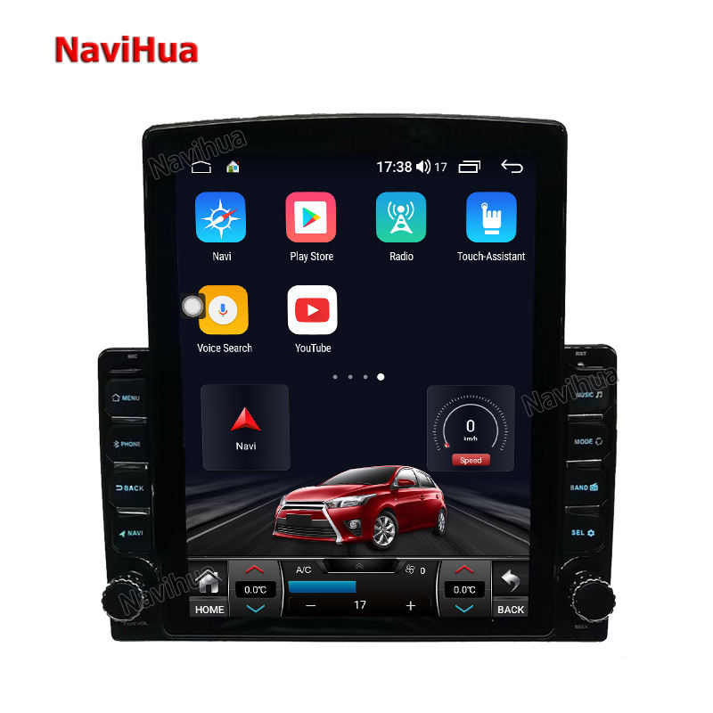 Vertical Screen Car Stereo Double Din GPS Navigation Universal Car DVD Player