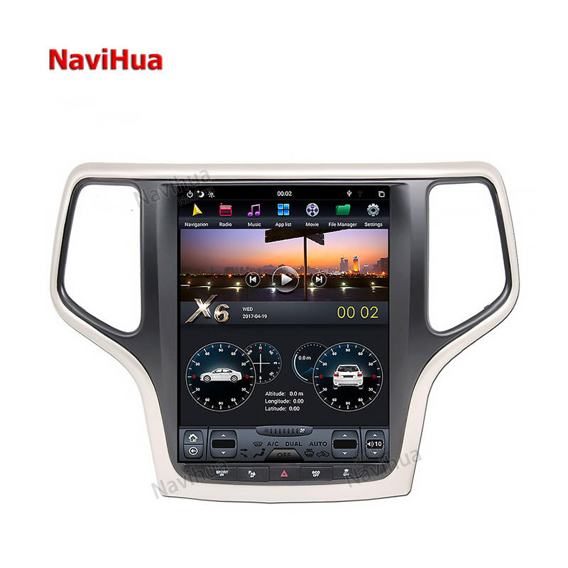 Touch Screen Android DVD Player Car Radio for Tesla Style Jeep Grand Cherokee12 