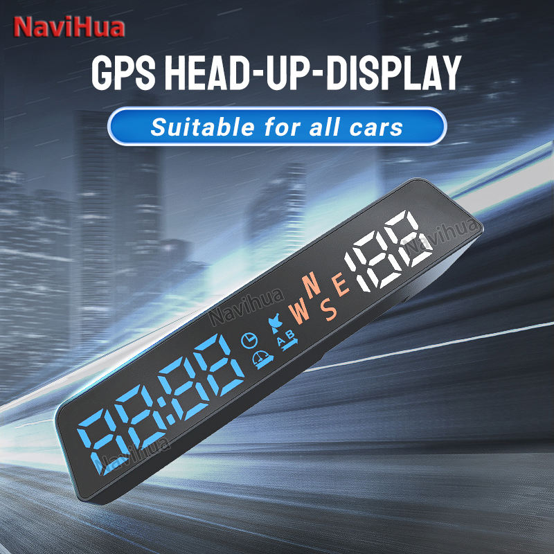 Head-Up Display HD Car Code Table Altitude Meter GPS BeiDou Car Universal H500G