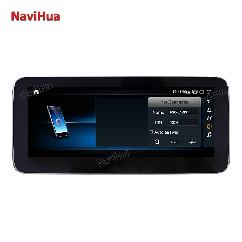 Car DVD Player GPS Navigation Car Stereo for Mercedes Benz C Class NTG5.1 5.0