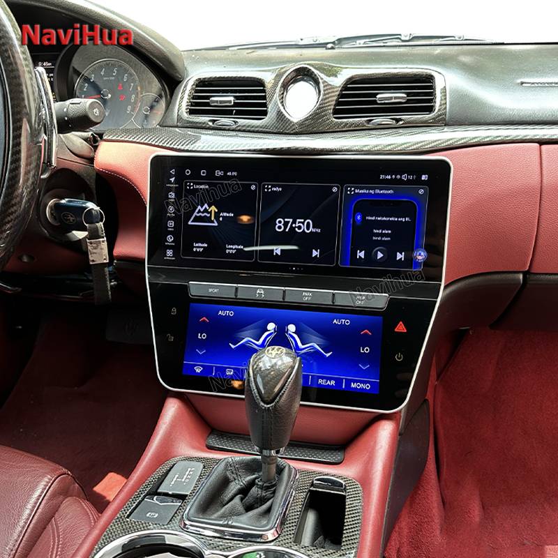 Car Radio A/C Control Screen Climate Control Head Unit Monitor For Maserati G6