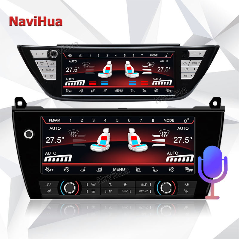 Car Digital Cluster Touch Screen AC Screen Air Control Panel Android RadioforBMW